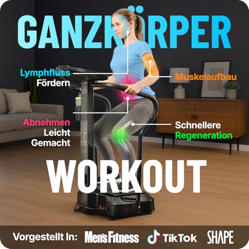 Bluefin Fitness Vibrationsplatte Pro Modell | Verbessertes Design - 2