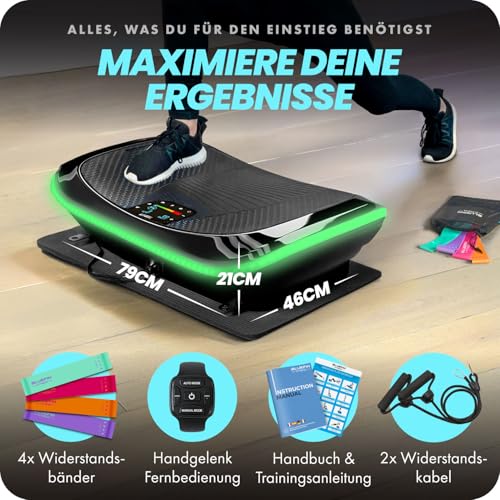 4D Vibrationsplatte – Leistungsstark mit 3 leisen Motoren - 6