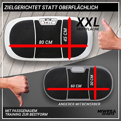 Miweba Sports Fitness 3D Vibrationsplatte MV200 - 3