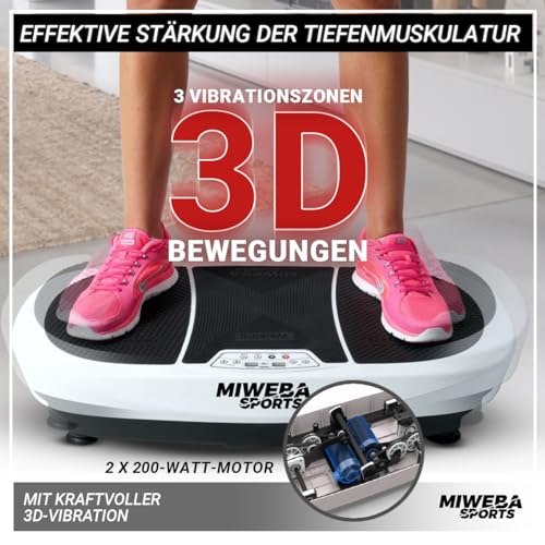Miweba Sports Fitness 3D Vibrationsplatte MV200 - 4