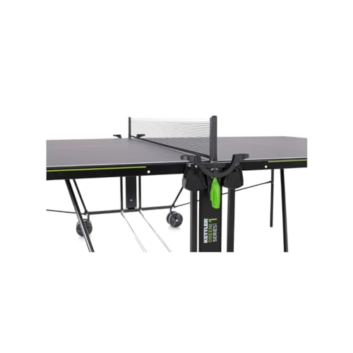 KETTLER Tischtennisplatte K1 Outdoor – Klappbar, wetterfest und leicht – Made in Germany – Schwarz - 6