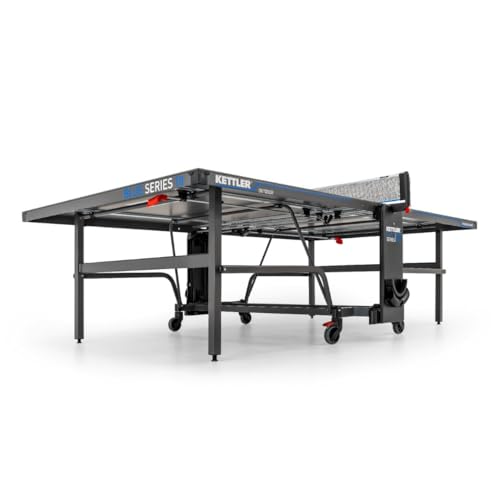 KETTLER K10 Outdoor Profi-Tischtennisplatte | Qualität - Made in GERMANY (TÜV-geprüft) | Wetterfest | Zusammenklappbar & leicht verstaubar | 6mm Melaminharzplatte | Sichere Lieferung | leichter Aufbau - 3