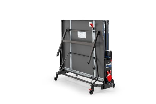 KETTLER K10 Outdoor Profi-Tischtennisplatte | Qualität - Made in GERMANY (TÜV-geprüft) | Wetterfest | Zusammenklappbar & leicht verstaubar | 6mm Melaminharzplatte | Sichere Lieferung | leichter Aufbau - 9