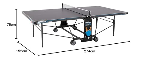 KETTLER K5 Outdoor Profi-Tischtennisplatte | Qualität – Made in Germany - 10