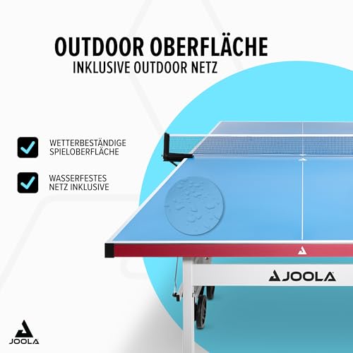 JOOLA 11650 Tischtennistisch ALUTERNA – Profi Outdoor Tischtennisplatte Wetterfest - 4