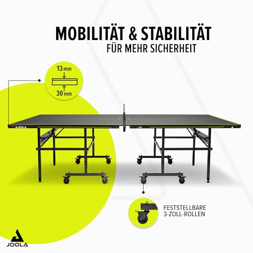 JOOLA Tischtennisplatte Inside J15 Tischtennistisch Indoor klappbares Untergestell - 3