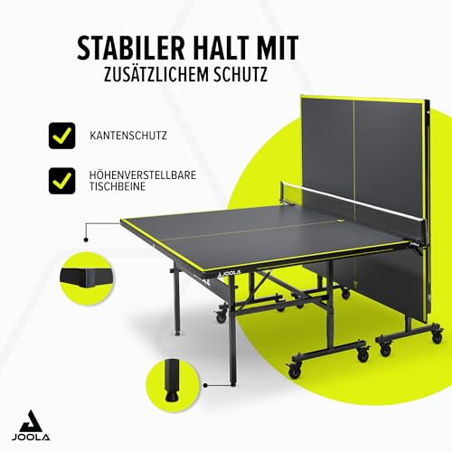 JOOLA Tischtennisplatte Inside J15 Tischtennistisch Indoor klappbares Untergestell - 5