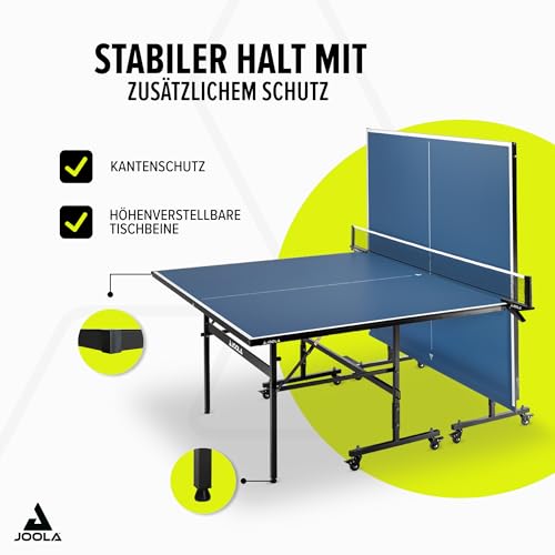 JOOLA Tischtennisplatte Inside 13 Tischtennistisch Indoor klappbares Untergestell - 5