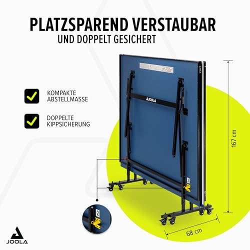 JOOLA Tischtennisplatte Inside 13 Tischtennistisch Indoor klappbares Untergestell - 6