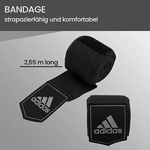 adidas Unisex – Erwachsene Boxing Kit Boxset, Schwarz, Boxsack: 80cm Handschuhe: 10oz - 3