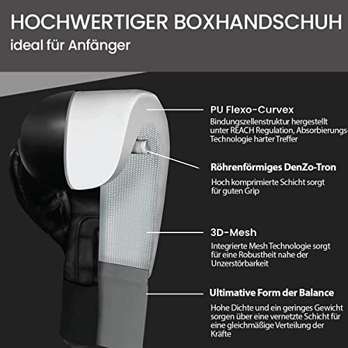 adidas Unisex – Erwachsene Boxing Kit Boxset, Schwarz, Boxsack: 80cm Handschuhe: 10oz - 5