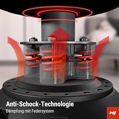 Hop-Sport Boxsack Stehend für Krafttraining, freistehender Boxsack 180 cm x ⌀ 32 cm - robust und stabil, Standboxsack - Erwachsene und Kinder - 3