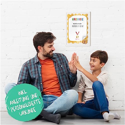 KLEINTOBER I premium Holz Turnringe für Kinder & Erwachsene I Outdoor & Indoor I Ringe I verstellbare Höhe I mit Anleitung für Fitness & Sport I mit Urkunde für Motivation I ideal für Geschenke - 6