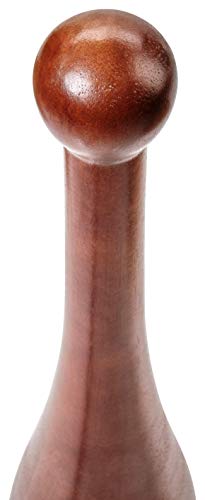 Bad Company Wooden Indian Club Bell I Schwungkeule aus gepresstem Holz inkl. Versieglung I 4 kg - 3