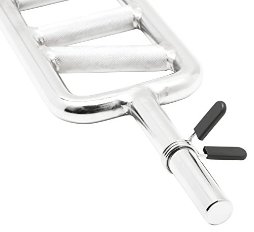 Bad Company Trizeps-Rahmenhantel Chrom inkl. Federverschlüssen 30/31 mm - 3