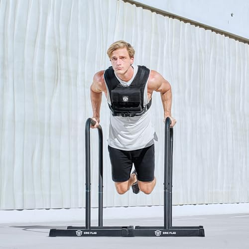 Eric Flag – Gewichtsweste 20kg oder 10kg, Herausnehmbare Metall-Gewichte - 4