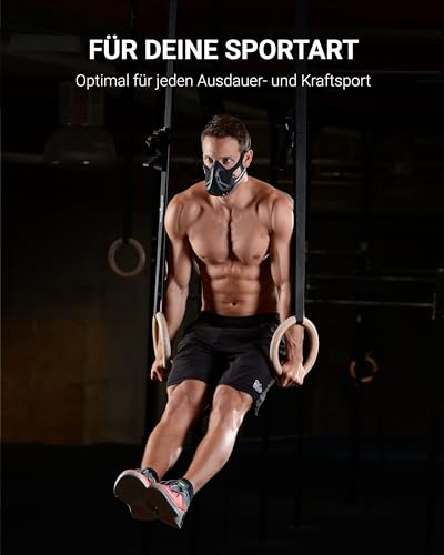 Phantom Athletics Erwachsene Training Mask Trainingsmaske - Schwarz - 7