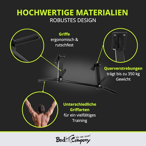 Bad Company Klimmzugstange Deckenmontage bis 350 kg belastbar - 3