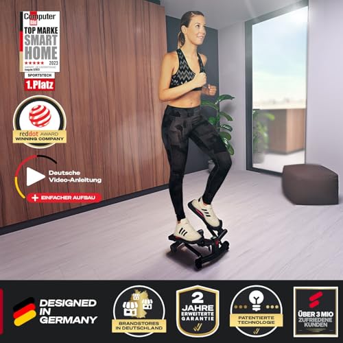 Sportstech 2in1 Twister Stepper mit Power Ropes – Deutsche Qualitätsmarke - 4