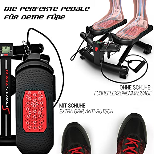Sportstech 2in1 Twister Stepper mit Power Ropes – Deutsche Qualitätsmarke - 5
