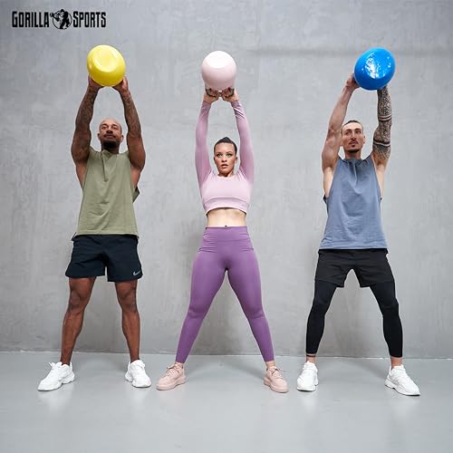 GORILLA SPORTS® Kettlebell Competition - Gewicht 8 kg bis 40 kg, Bodenschonende, aus Massivstahlguss, in 9 Farben - Wettkampf Kugelhantel, Schwunghantel, Kugelgewichte, für Fitness, Krafttraining, Gym - 7