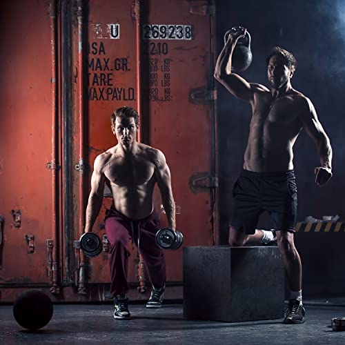 MOVIT Kettlebell PRO, Kugelhantel aus Gusseisen mit Neoprenbeschichtung, 12 Varianten: 2 bis 24 kg, schadstoffgeprüft, Schwunghantel Kugelgewicht - 2