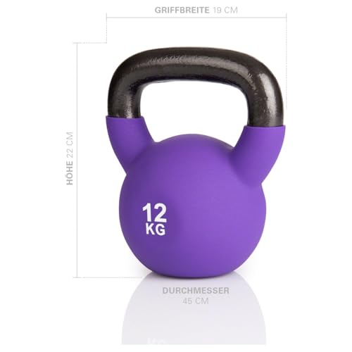 Sport-Tec Kettlebell, Kugelhantel, Workout, Fitness, Bodybuilding, Kurzhantel, Gewichtskugel, Schwunghantel - 2