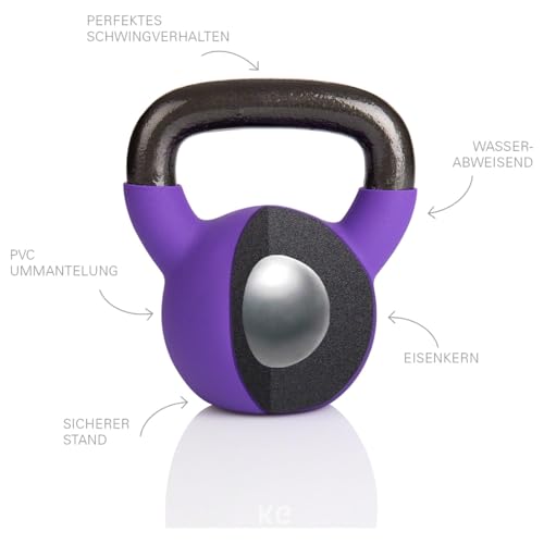 Sport-Tec Kettlebell, Kugelhantel, Workout, Fitness, Bodybuilding, Kurzhantel, Gewichtskugel, Schwunghantel - 3