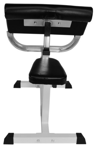 Bad Company Scott Curler I Hantelbank für isoliertes Bizeps- und Unterarmtraining mit SZ-Hanteln und Langhantelstangen I Max. Gewichtsbelastung bis zu 250 kg I BCA-20 - 5