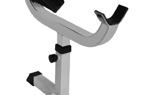 Bad Company Scott Curler I Hantelbank für isoliertes Bizeps- und Unterarmtraining mit SZ-Hanteln und Langhantelstangen I Max. Gewichtsbelastung bis zu 250 kg I BCA-20 - 9