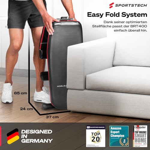 Sportstech Premium Hantelbank klappbar für Zuhause | Deutsche Qualitätsmarke - 5