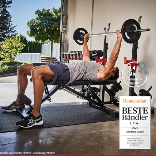 HAMMER Hantelbank Force 2.0, Schrägbank, Negativ-Einstellung - 3