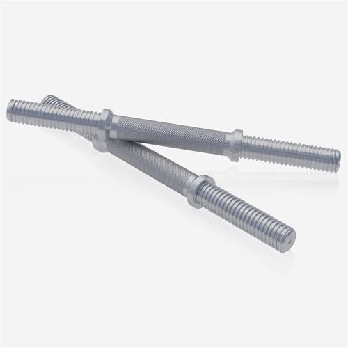 GORILLA SPORTS® Kurzhantelset 20kg/30kg – 2er Set, Ø 30mm, 2X Kurzhantelstangen, mit 4 Sternverschlüsse - 3