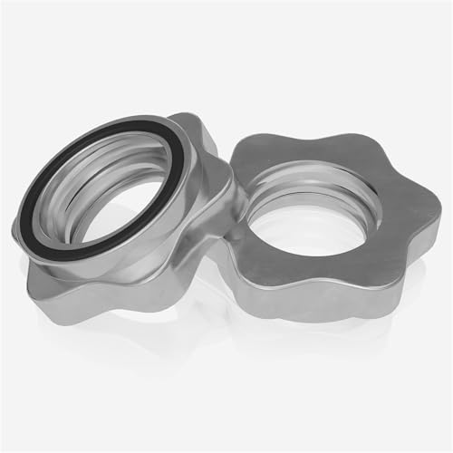 GORILLA SPORTS® Kurzhantelset 20kg/30kg – 2er Set, Ø 30mm, 2X Kurzhantelstangen, mit 4 Sternverschlüsse - 4