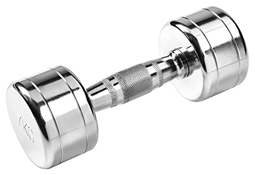 Bad Company Chrom Kurzhanteln I Gerändelte, verchromte und hochglanzpolierte Hanteln in verschiedenen Gewichtsabstufungen I 2 x 7 kg - 3