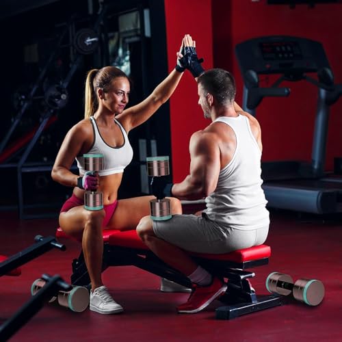 Dripex Hanteln Set Einstellbare Hanteln 2x10kg, Kurzhanteln aus Stahl 2,5kg 5kg 7,5kg 10kg 15kg 25kg 30kg 50kg - 7