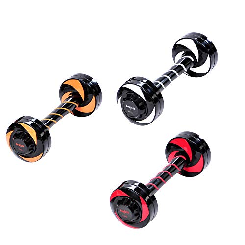 top vit Swinging Dumbbell I schwingende Hantel mit Mehrfachfunktion zur Stimulierung von tieferliegenden Muskeln I 1 Stück I Gewicht: 1,5 kg I Farbe: orange - 2