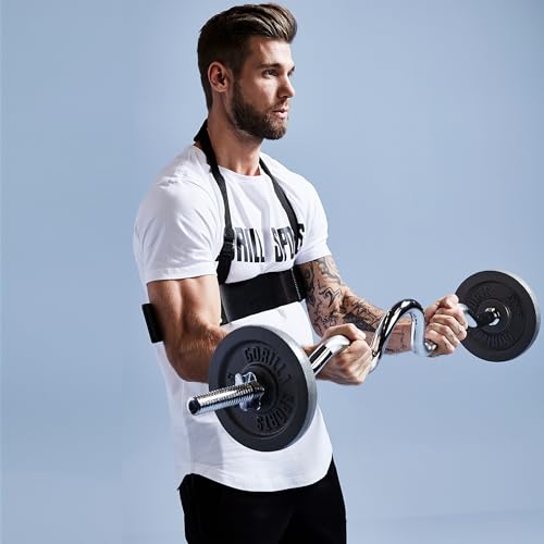 GORILLA SPORTS® SZ Curlstange - 120 cm, bis 180 kg Belastbar, 30mm, mit Sternverschlüssen, gerändelt, aus Chrom - Super SZ-Curlstange, Langhantelstange, Hantelstange, SZ-Stange - 6