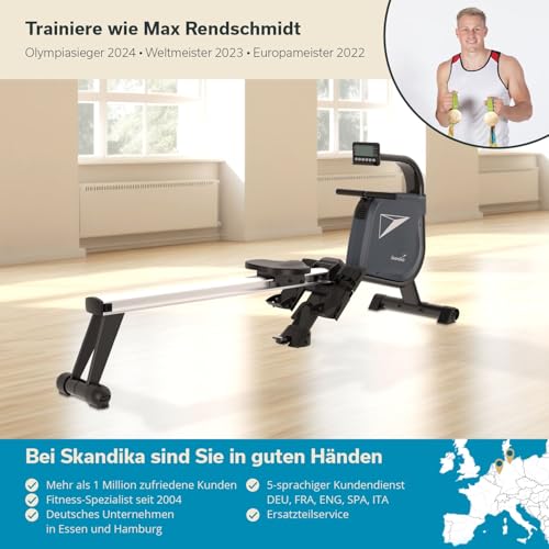Skandika Rudergerät Njord | Ruderergometer mit 16 Stufen, klappbar, Studioqualität - 7