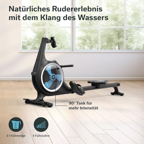 Skandika Rudergerät Nemo V Hybrid | Wasser und Magnetwiderstand kombiniert - 3