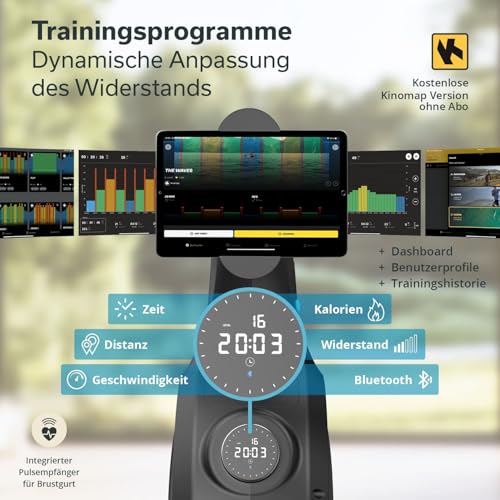 Skandika Rudergerät Nemo V Hybrid | Wasser und Magnetwiderstand kombiniert - 4