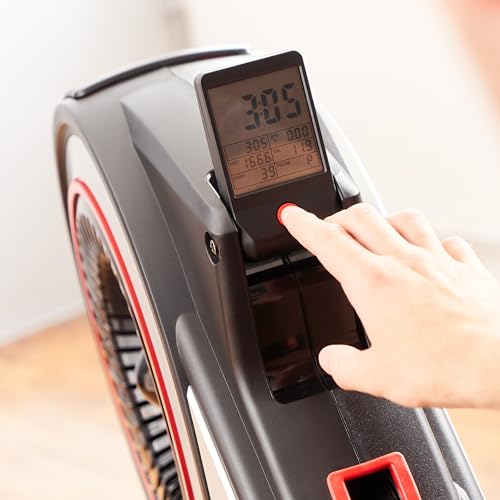 SportPlus | Rudergerät für zuhause mit Luftwiderstand (8 Stufen), App-Kompatibel, leise & flüssig trainieren, Sicherheit geprüft bis 150 kg - 6