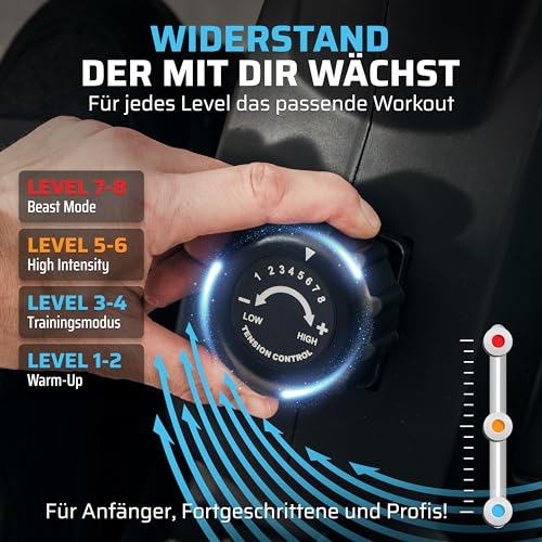 Rudergerät für zuhause klappbar – SportPlus Rudergerät klappbar extra leiser Magnetwiderstand - 3