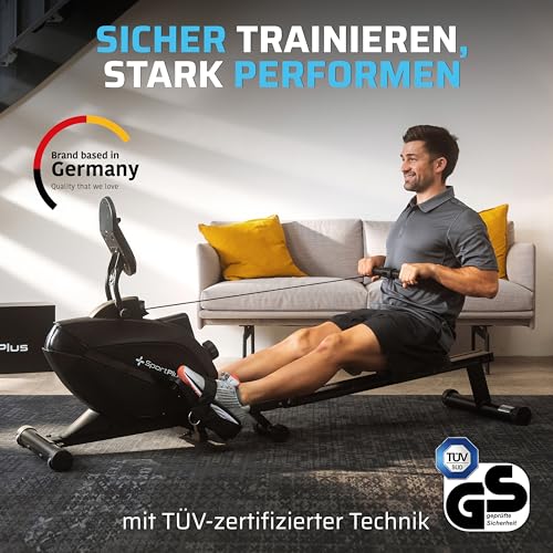 Rudergerät für zuhause klappbar – SportPlus Rudergerät klappbar extra leiser Magnetwiderstand - 7